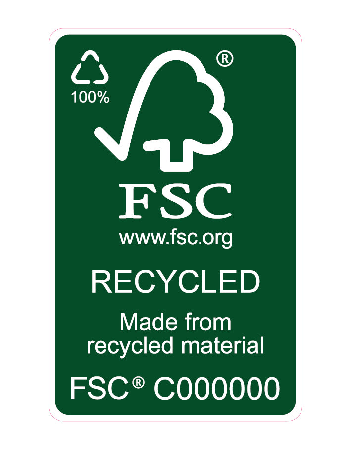 FSC Siegel recyceltes Material