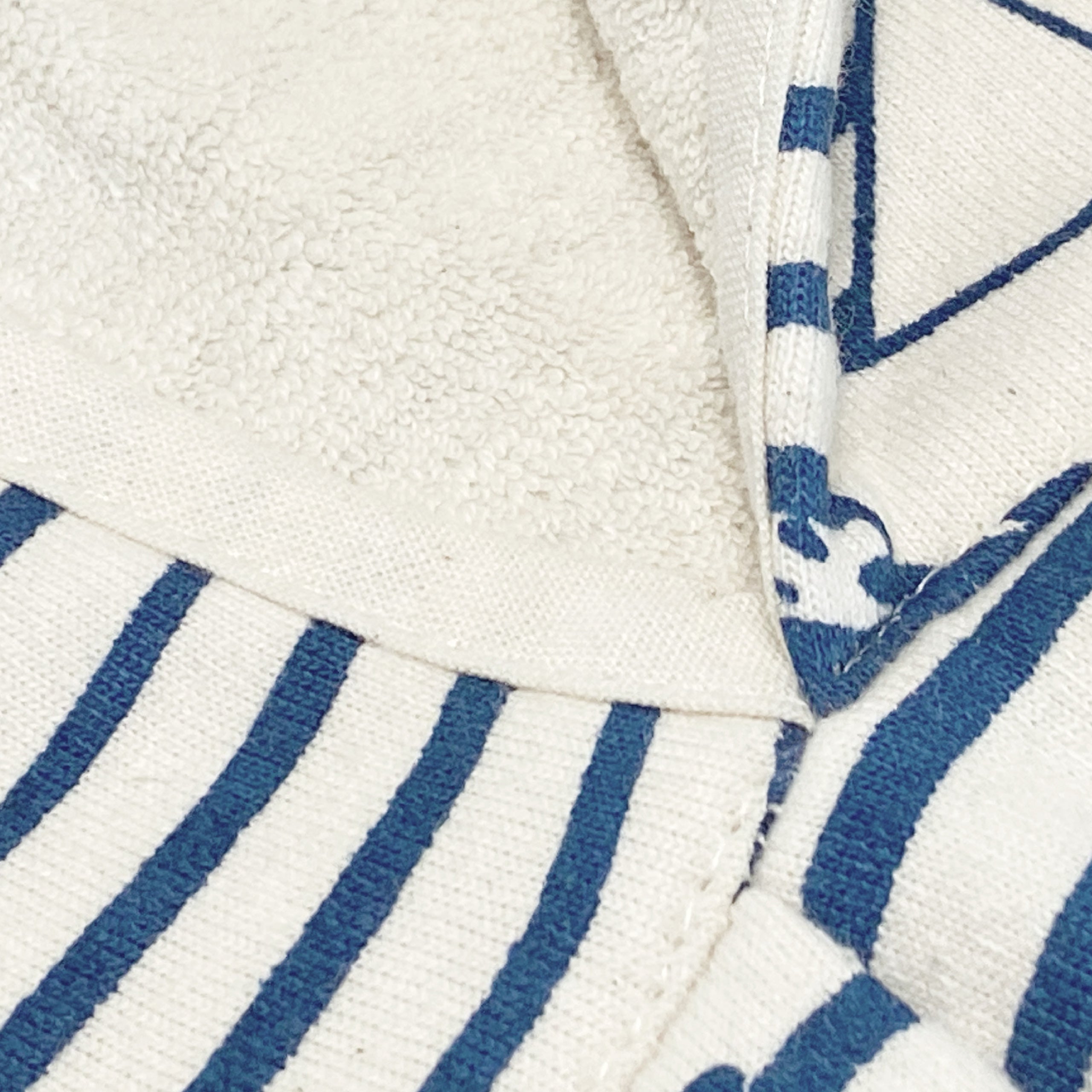 Baderobe - Fische & Boot blau