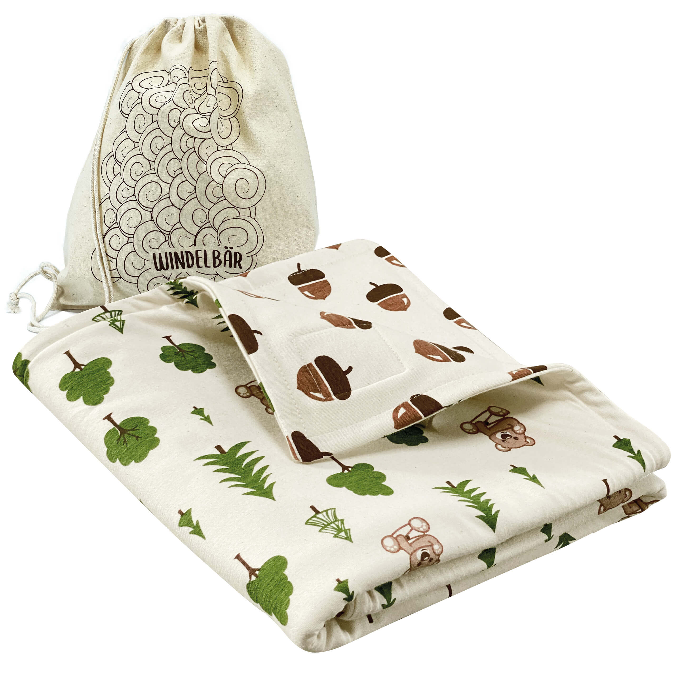 Babydecke - Wald
