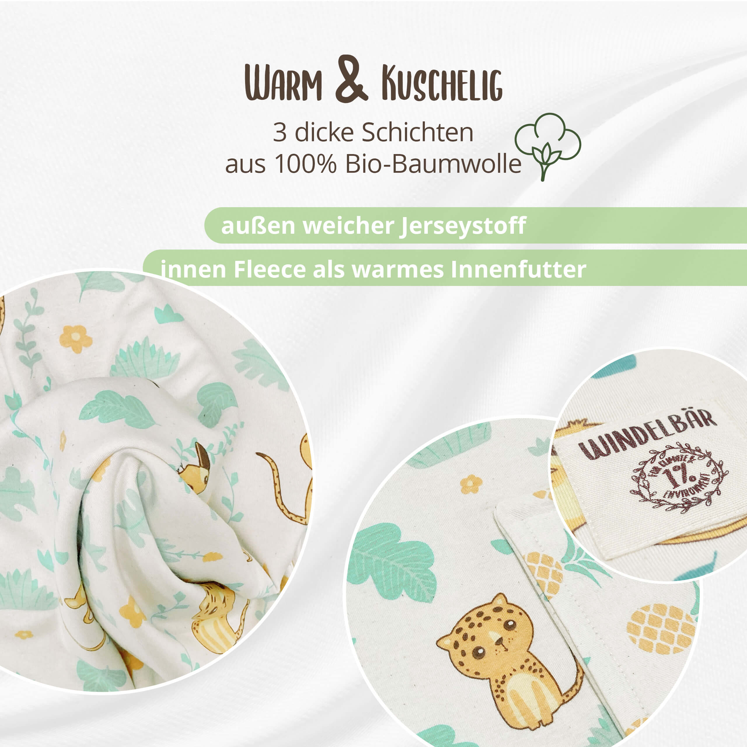 Babydecke - Dschungel
