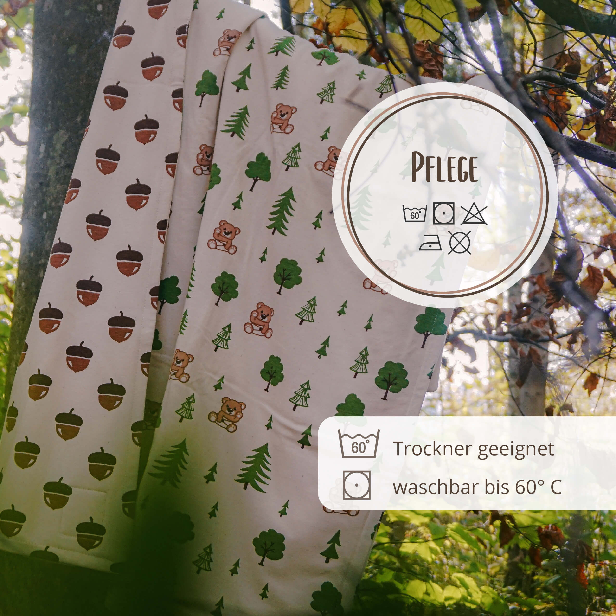Babydecke - Bienen