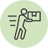 Schnelle Lieferung Icon