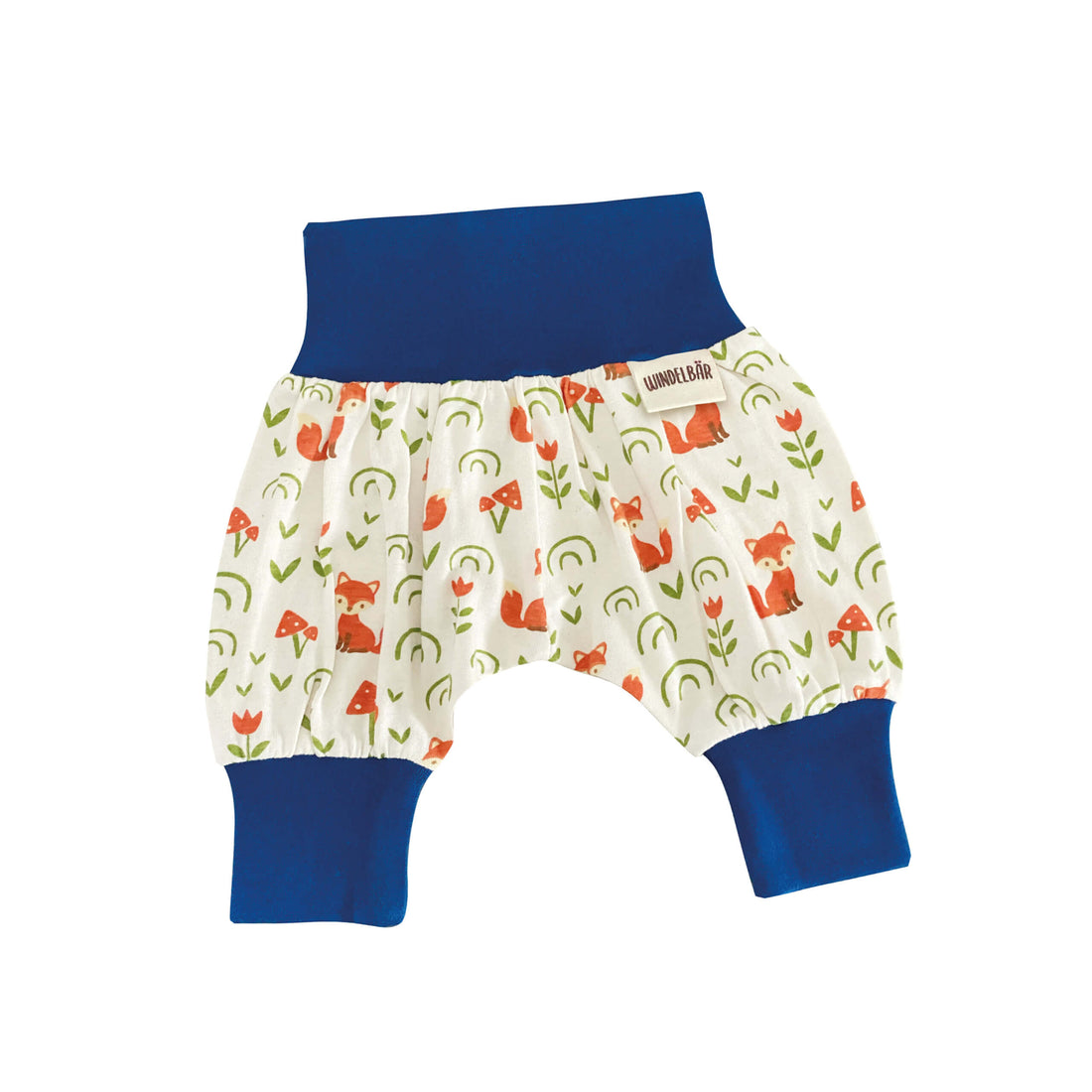 Pumphose - Fuchs mit blauen Bündchen