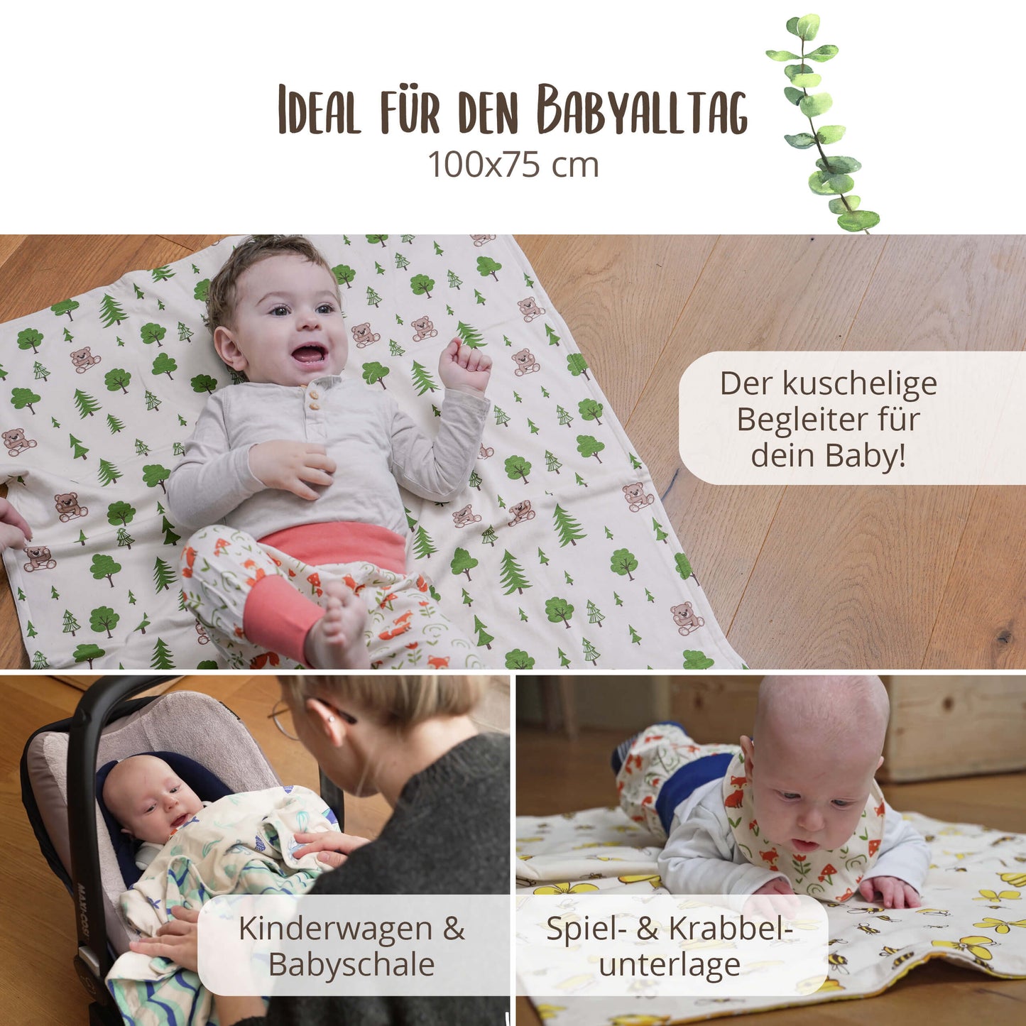 
                  
                    Babydecke - Bienen
                  
                